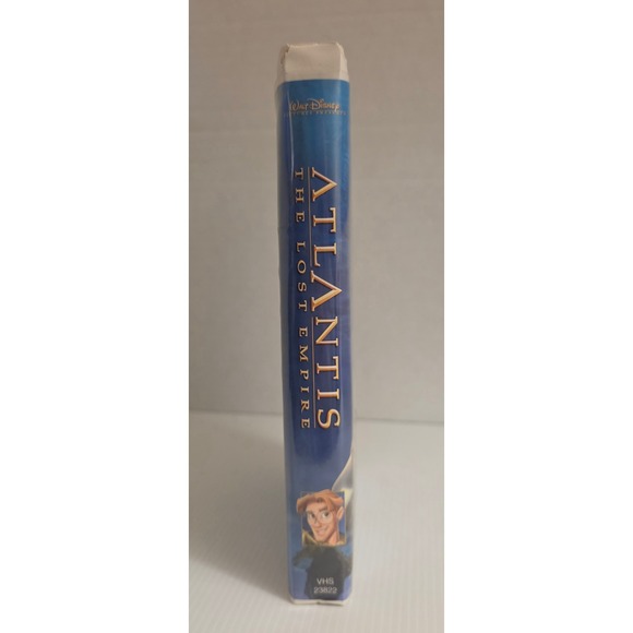 Atlantis The Lost Empire VHS 2002 Disney Clamshell w Original Ads Preowned - Picture 2 of 9
